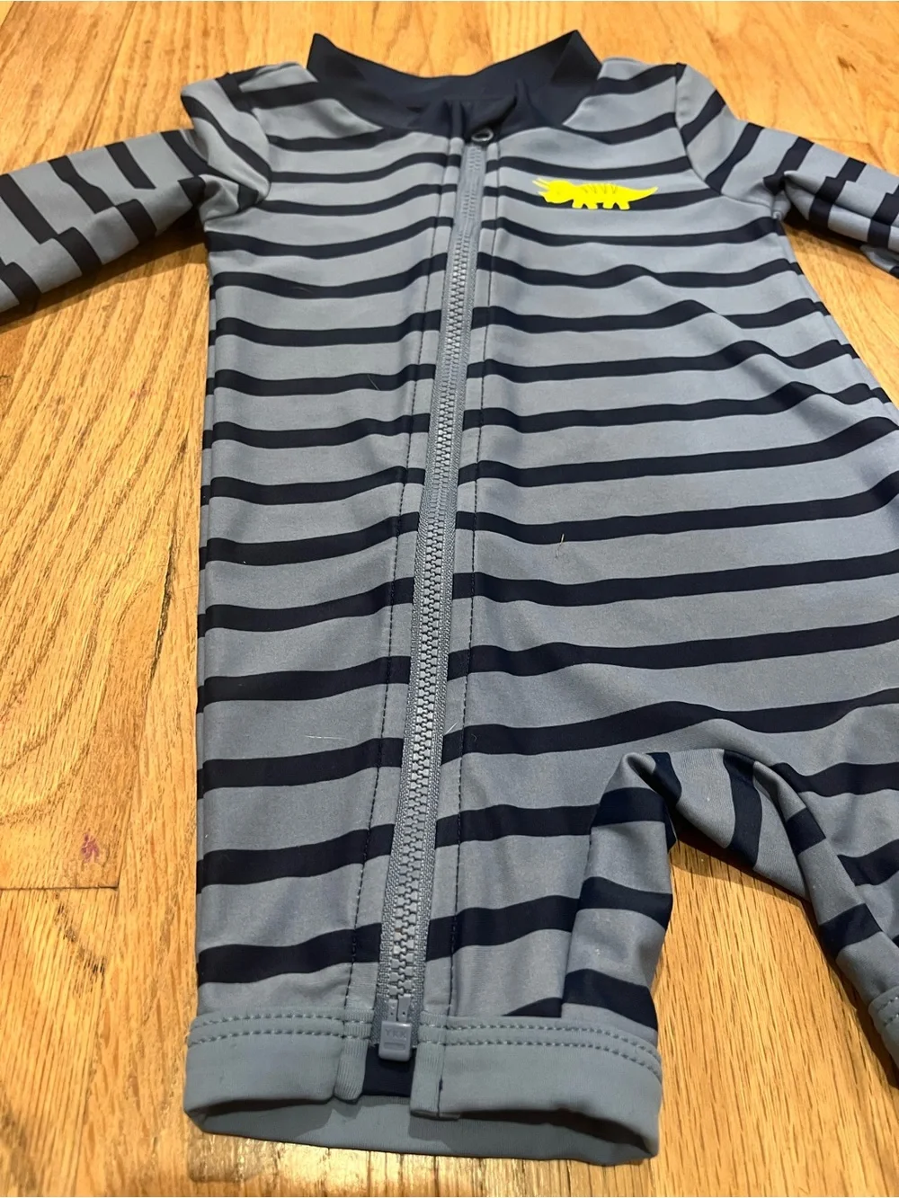 Carter's simplejoys Navy & Blue Striped & Ocean Print Swim Rompers - 2-Pack